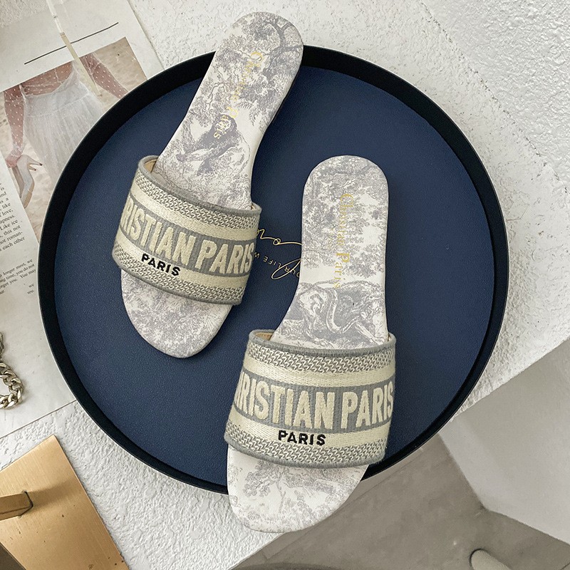 Color: White, Length: Flat Slipper, Size: 38